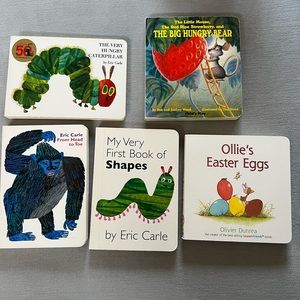 Eric Carl’s Hungry Caterpillar Gossie&Friends lot of toddler board books